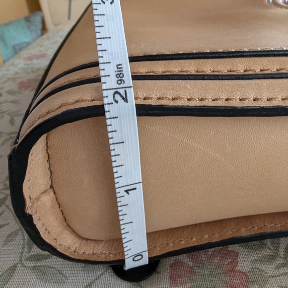 Saturday by Kate Spade Classic Tan Leather Pocketbook - Picture 13 of 13